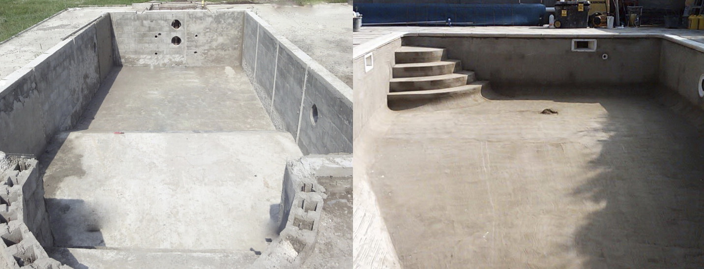 Variation of pool construction