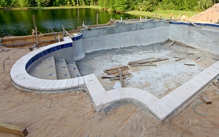 Pool construction