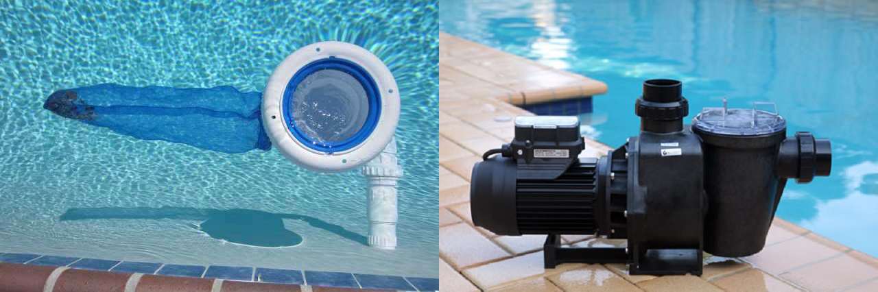 Pool skim and pump